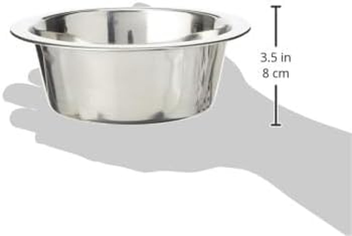 Stainless Steel Pet Bowl - 16.5 cm (6.5 inches)